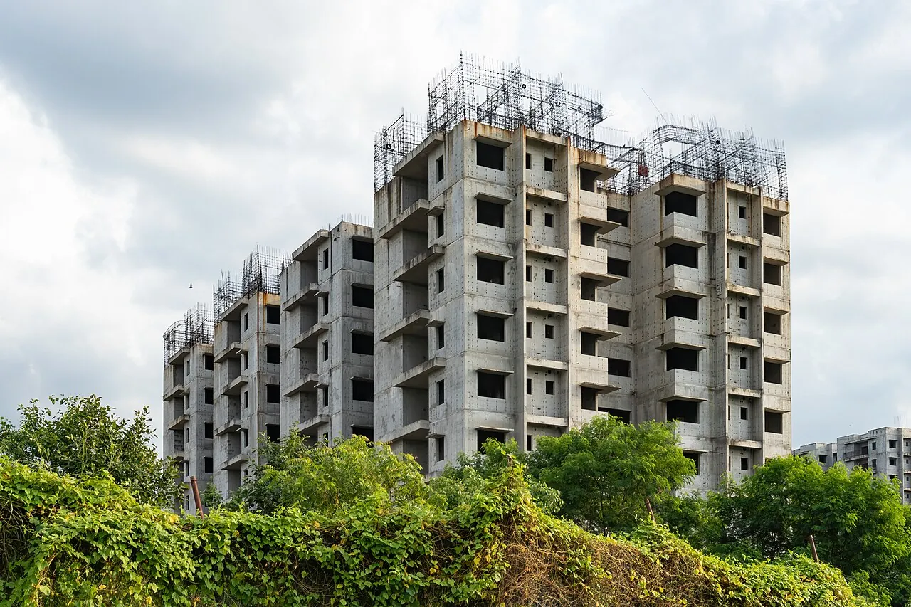 Government housing under construction